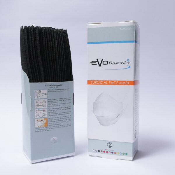 Masker Evo PlusMed 4d Medis – Hitam
